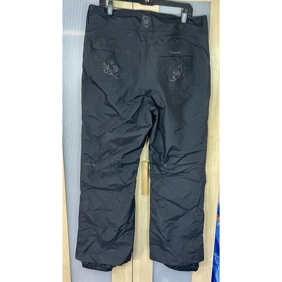 Columbia Pants Women's Large Black Titanium Omni-Tech Waterproof Ski Snowboard - Picture 6 of 7